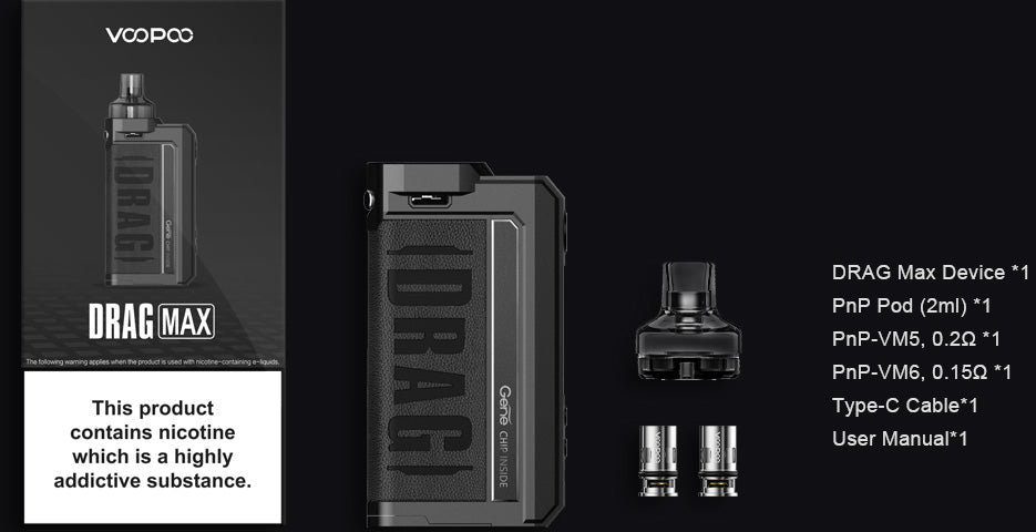 VOOPOO DRAG MAX 177W POD MOD KIT